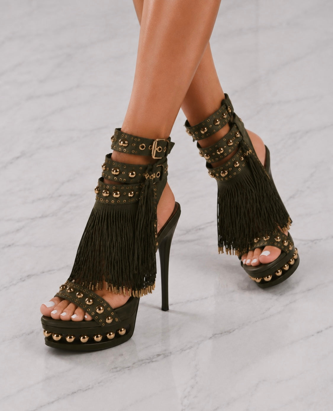 REBEL FRINGE STILETTO